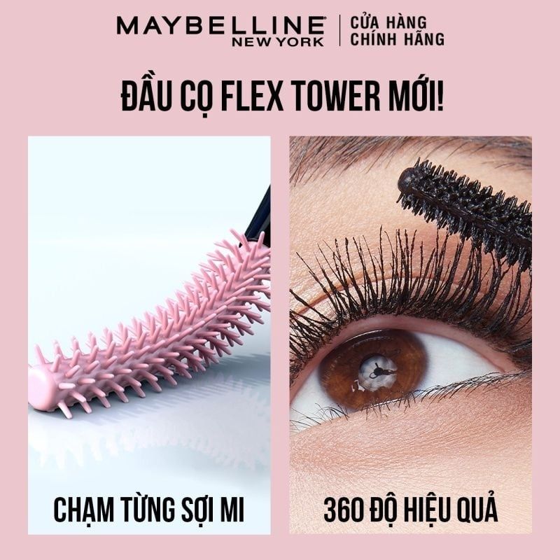 Mascara Maybelline Lash Sensational Sky High Waterproof - 802 Very Black (Mẫu Mới)