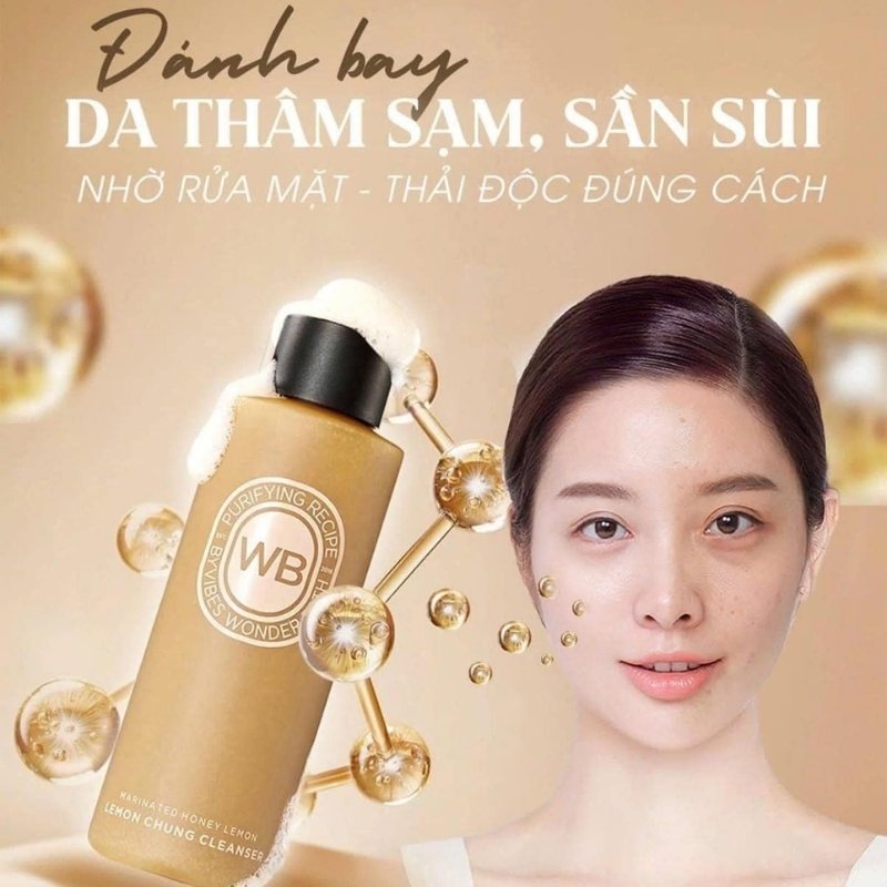 Sữa Rửa Mặt Wonder Bath Lemon Chung Cleanser 200ml