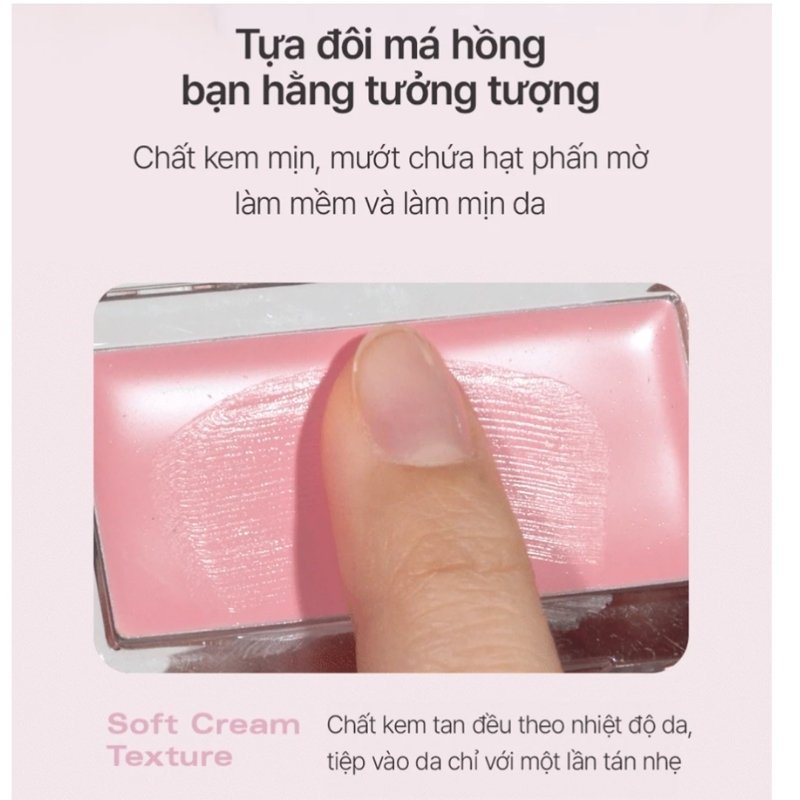 Má Hồng Dạng Kem Bbia Ready To Wear Downy Cheek 3.5g.