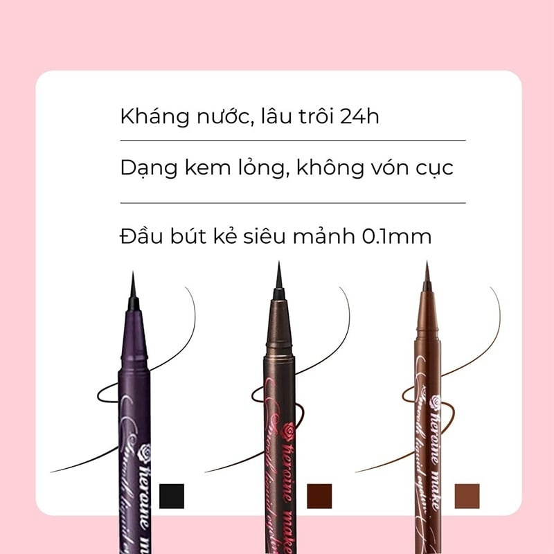 Kẻ Mắt Kiss Me Heroine Make Smooth Liquid Eyeliner