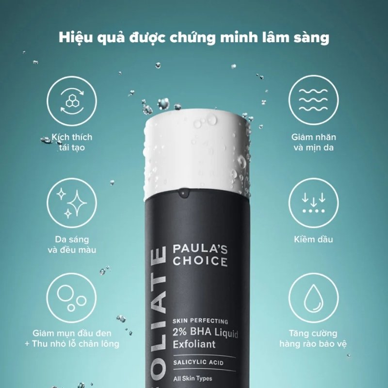 Tẩy Tế Bào Chết Mặt Paula's Choice Skin Perfecting 2% BHA Liquid Exfoliant