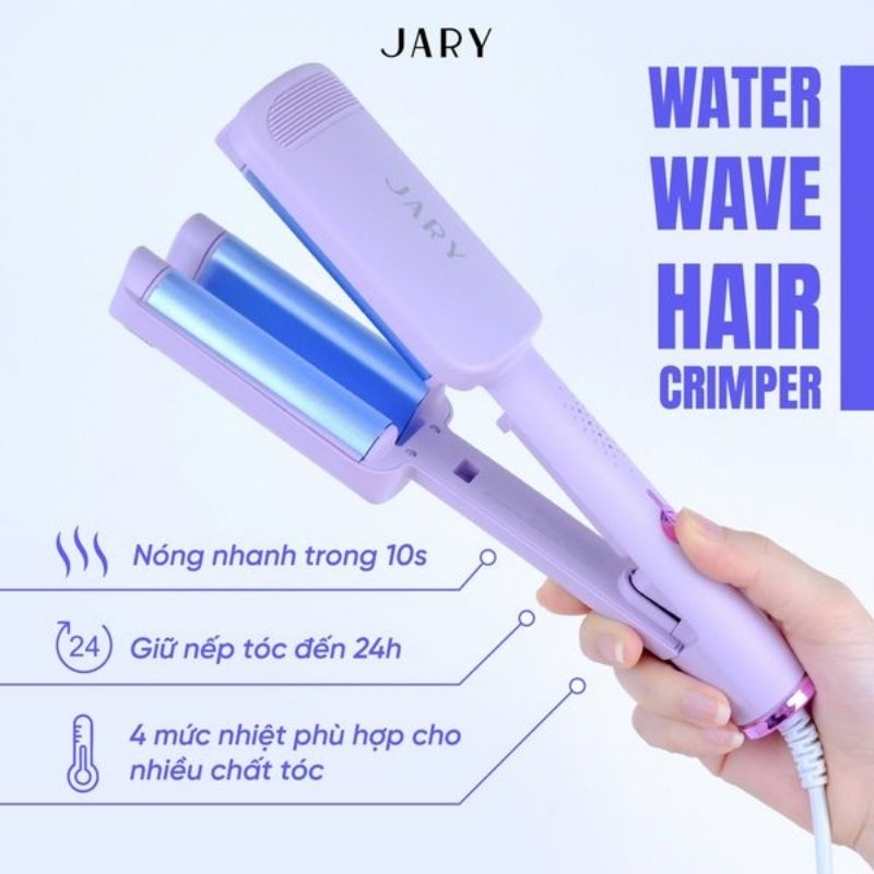 Máy Bấm Tóc Sóng Nước Jary Water Wave Hair Crimper