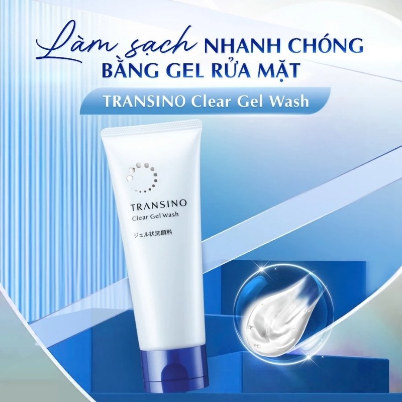 Sữa Rửa Mặt Trắng Da Mờ Thâm Nám Transino Clear Wash Ex 100g