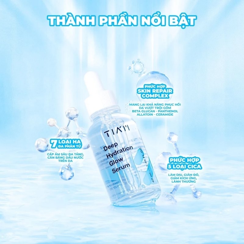 Tinh Chất Cấp Nước, Căng Bóng Da Tia'm Deep Hydration Glow 40ml