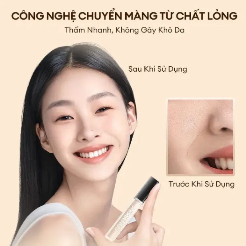 Kem Che Khuyết Điểm Colorkey Cover All Concealer 6ml