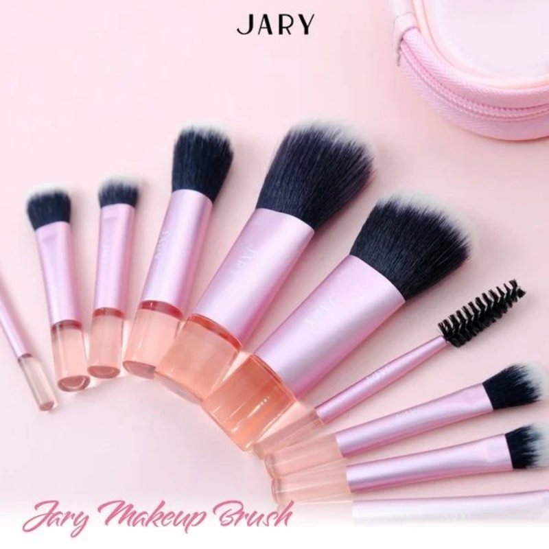 Bộ Cọ Jary Makeup Set 10 Cây Pink