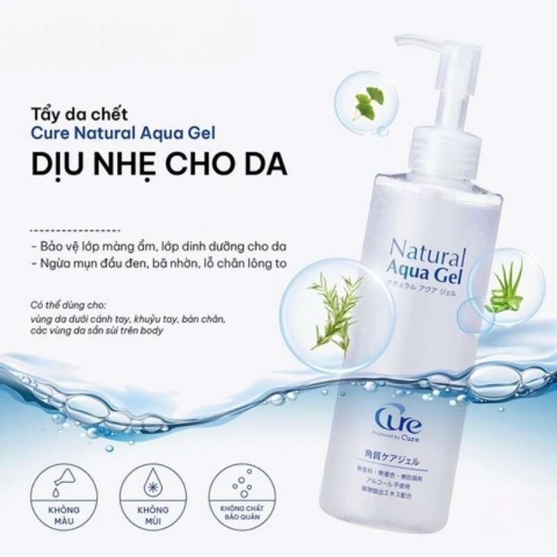 Tẩy Tế Bào Chết Mặt Cure Natural Aqua Gel (Nhập Khẩu)