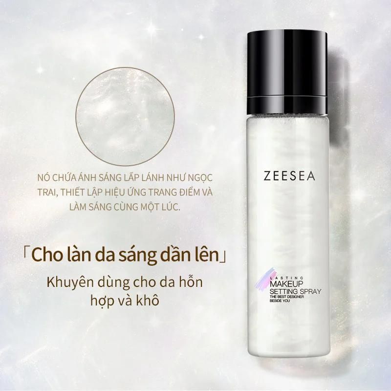 Xịt Khóa Nền Tạo Hiệu Ứng Căng Bóng Zeesea Lasting Makeup Setting Spray 100ml