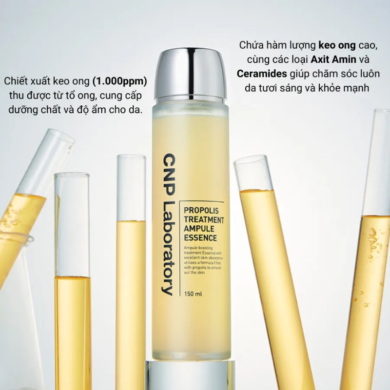 Nước Thần Tinh Chất Keo Ong Dưỡng Da Căng Bóng CNP Laboratory Propolis Treatment Ampule Essence