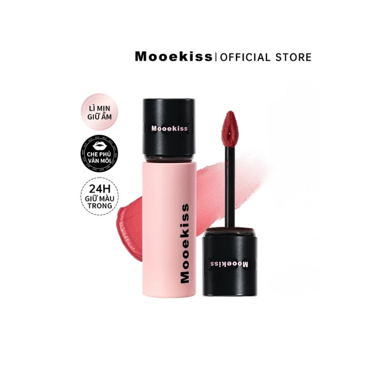 Son Kem Bùn Mịn Môi Mooekiss Velvet Lip Mud 3g