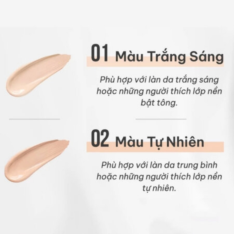 Phấn Nước 2 Lõi Hexze Brightening Longlasting Cushion Foundation 15g