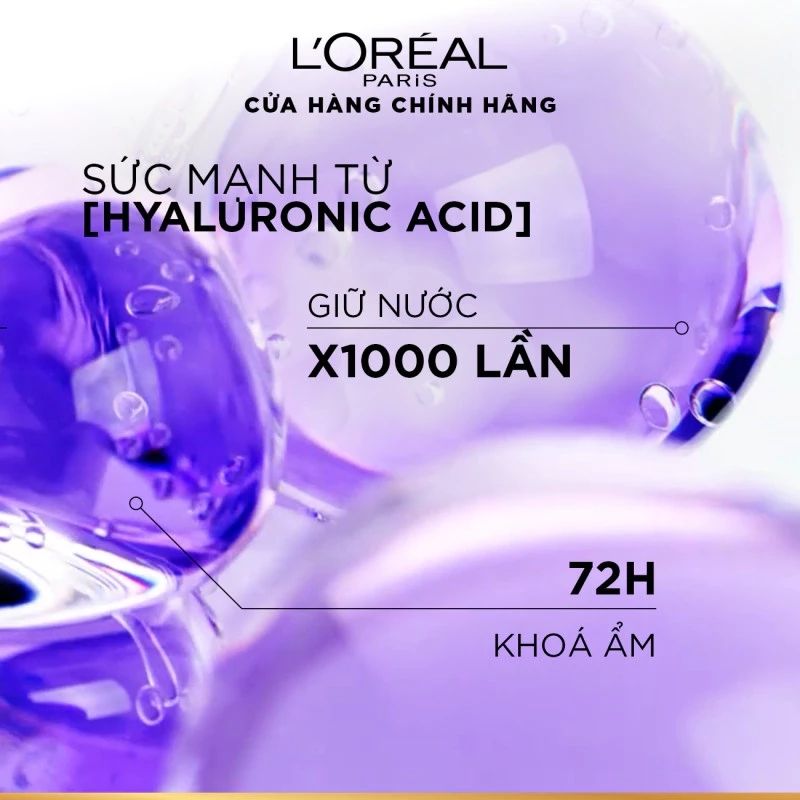 Dầu Gội L'Oreal Dành Cho Da Đầu Khô Hyaluron Moisture 72H Shampoo 400ml
