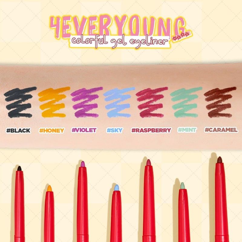 Kẻ Mắt Horus 4everyoung Colorful Gel Eyeliner 0.1g - 03 Black