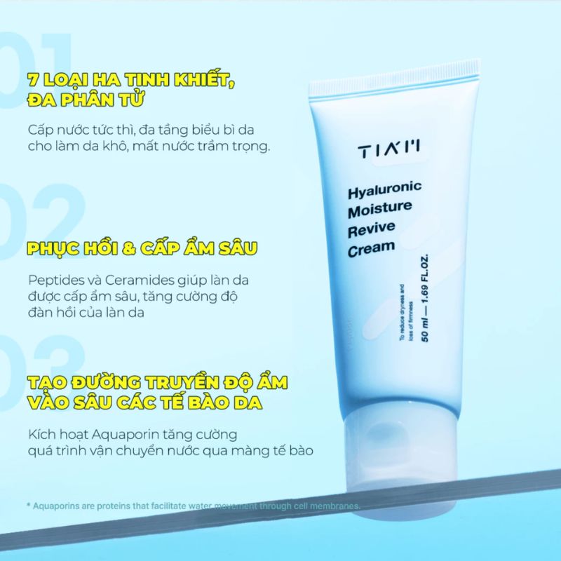 Kem Dưỡng TIA'M Hyaluronic Glow Revive 50ml
