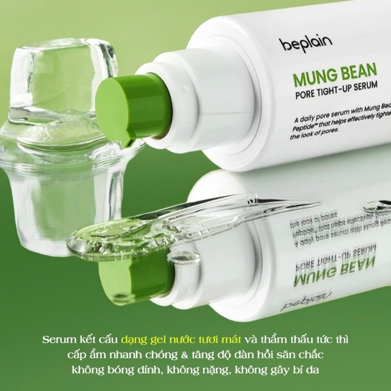 Kem Dưỡng Beplain Mung Bean Pore Tight-Up Soothing Cream 60ml