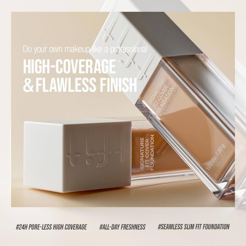 Kem Nền Tfit Signature Fit Cover Foundation 30g - W01 Vanilla
