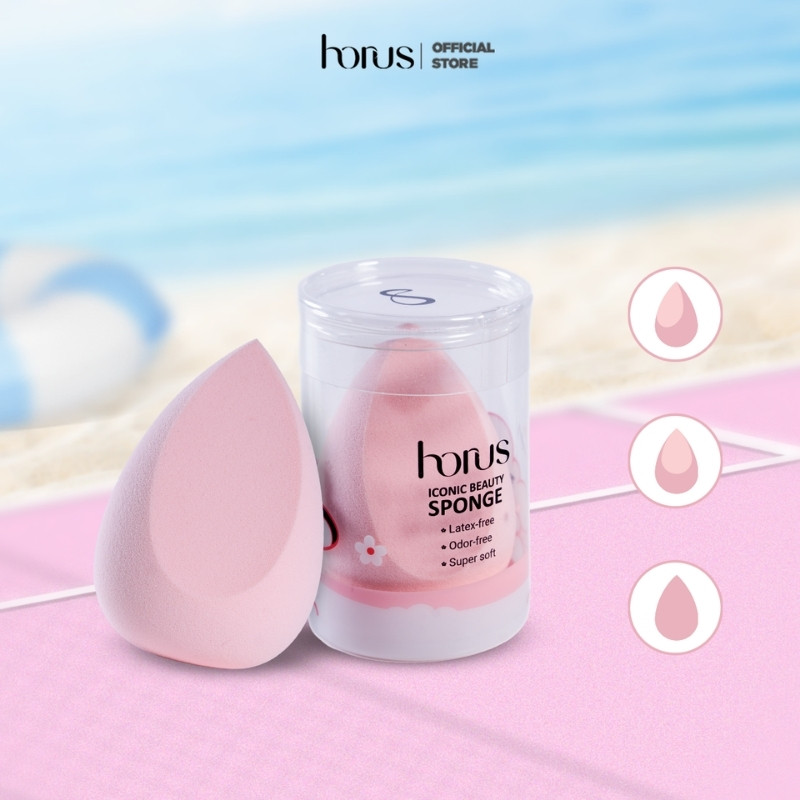 Bông Mút Trang Điểm Chuyên Dụng Horus Beauty Sponge - 03 Pink