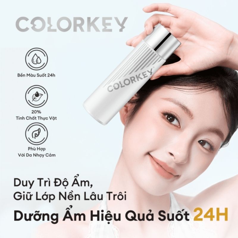 Xịt Khóa Nền Colorkey Brightening Dewy Makeup Setting Spray 100ml