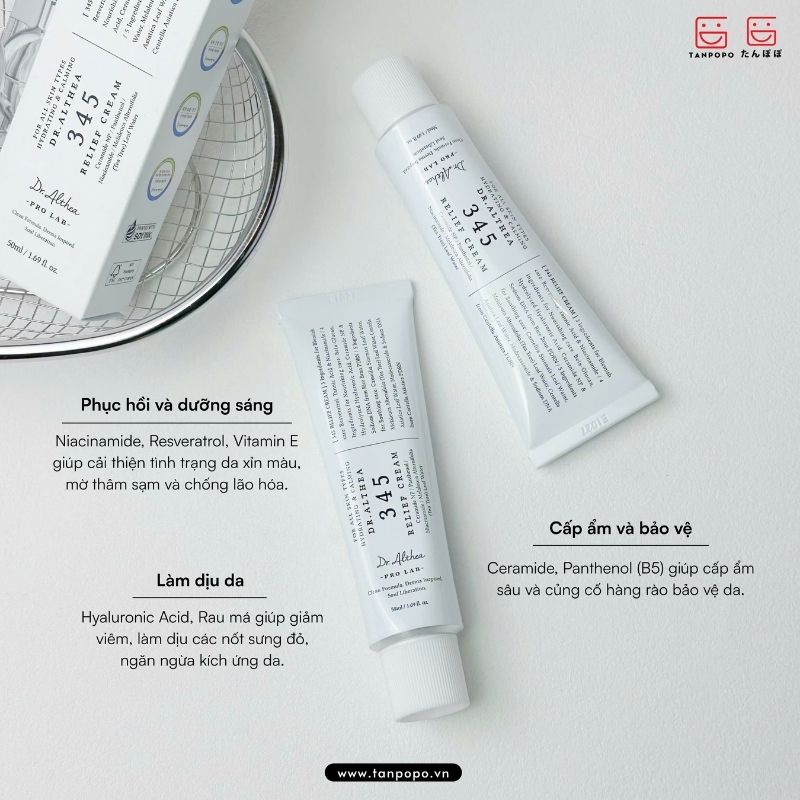 Kem Dưỡng Ẩm Phục Hồi Da Dr.Althea 345 Relief Cream 50ml