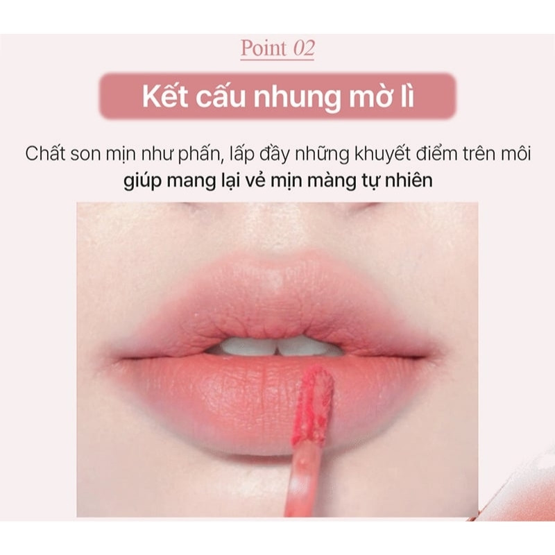 Son Kem Lì Bbia Last Velvet Lip Tint 5g