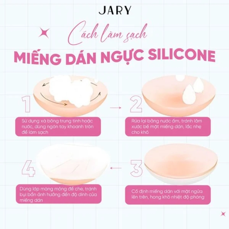 Miếng Dán Ngực Silicone Jary Nipple Covers