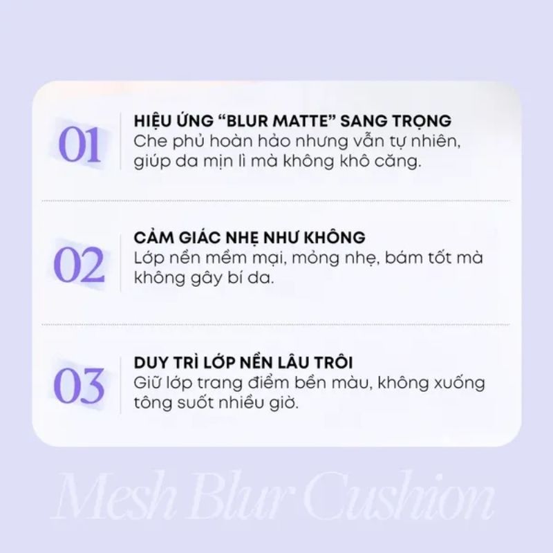 Phấn Nước 2 Lõi Clio Kill Cover Mesh Blur (15gx2) - 21C Lingerie