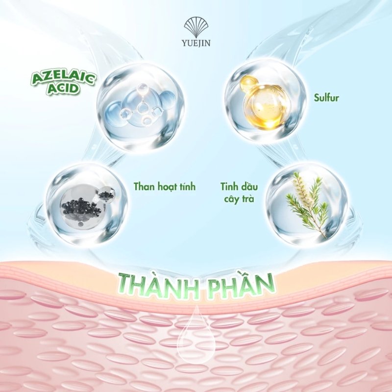 Mặt Nạ Giấy Giảm Mụn Yuejin Anti Acne Mask 25ml