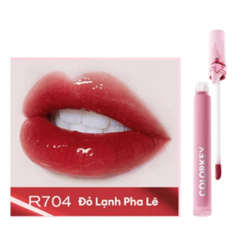 Son Kem Bóng Colorkey Airy Lip Mirror Series 1.7g (Series Pink Sweetie Ice Cream) - R704