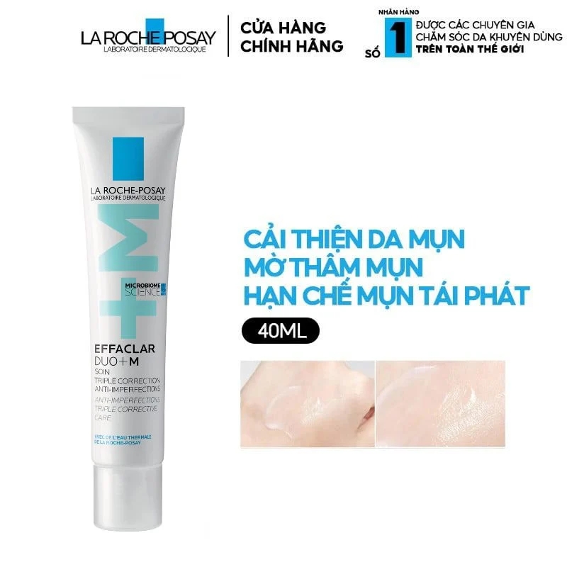 Kem Dưỡng Trị Mụn La Roche-Posay Effaclar Duo+ M 40ml (Nhập Khẩu)