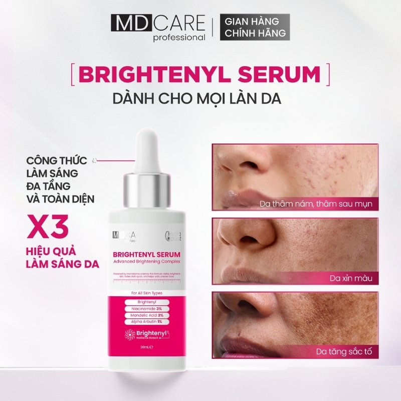 Tinh Chất Dưỡng Sáng, Mờ Thâm MD Care Brightenyl Serum 30ml