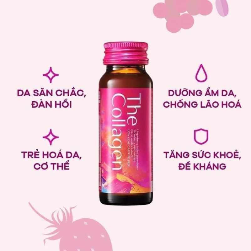 Nước Uống Bổ Sung The Collagen Shiseido Beauty Wellness (50ml x 10 lọ) (Mẫu Mới)