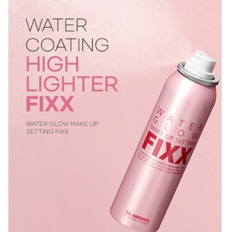 Xịt Khóa Nền So.Natural Water Glow Make Up Setting FIXX 75ml