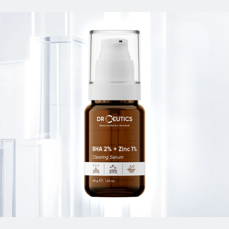 Serum Giảm Mụn, Giảm Tiết Dầu DrCeutics BHA BHA 2% + ZinC 1% Clearing 40g