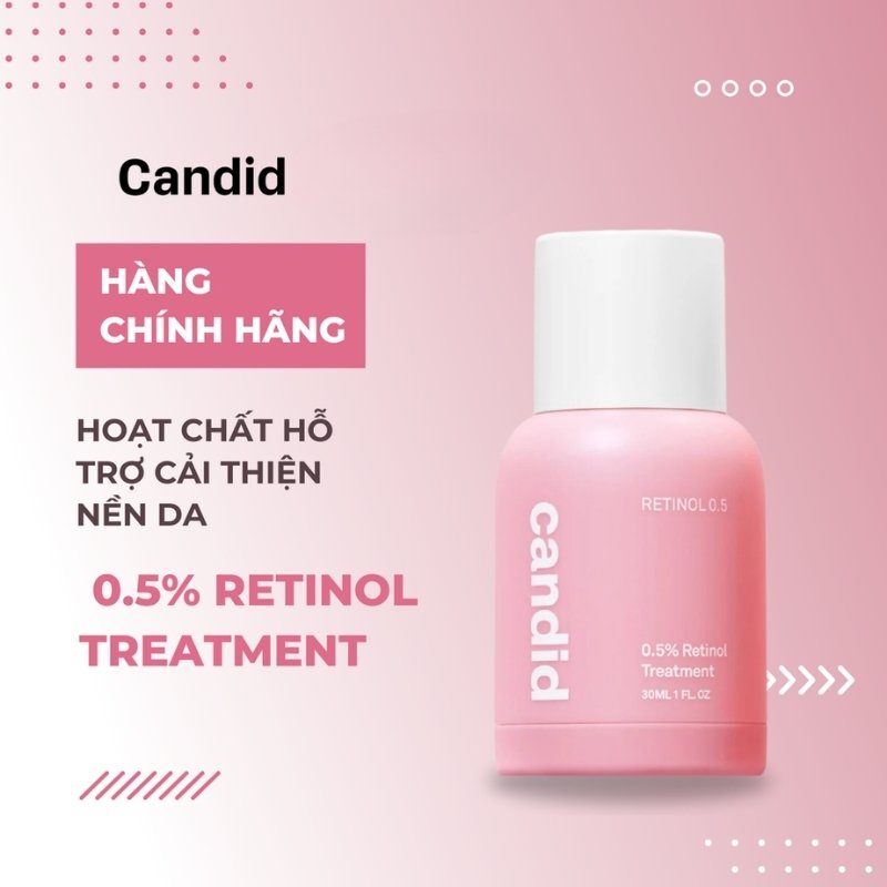 Tinh Chất Hỗ Trợ Cải Thiện Nền Da Candid Retinol Treament 30ml