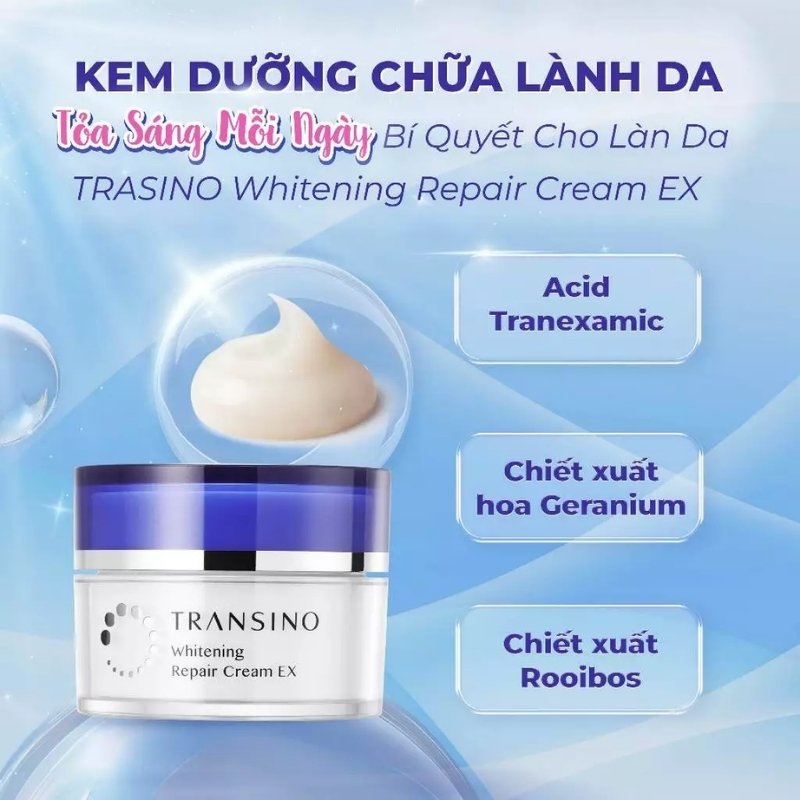 Kem Dưỡng Đêm Đặc Trị Nám Transino Whitening Repair Cream EX 35g