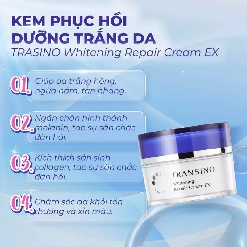 Kem Dưỡng Đêm Đặc Trị Nám Transino Whitening Repair Cream EX 35g