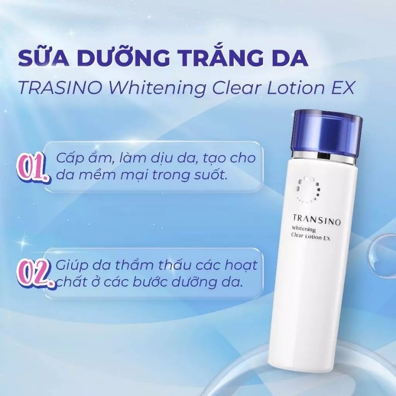 Nước Hoa Hồng Trị Nám, Dưỡng Trắng Transino Brightening Clear Lotion EX 150ml (Mẫu Mới)