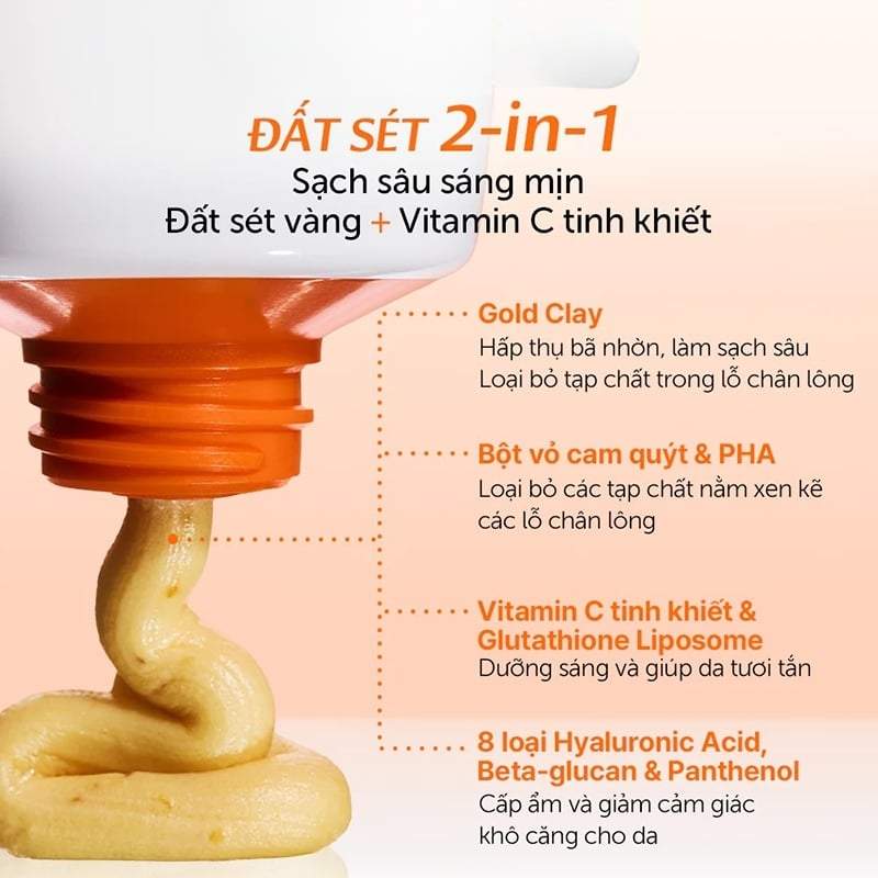 Sữa Rửa Mặt Klairs Freshly Juiced Vitamin Mask Cleanser 150ml