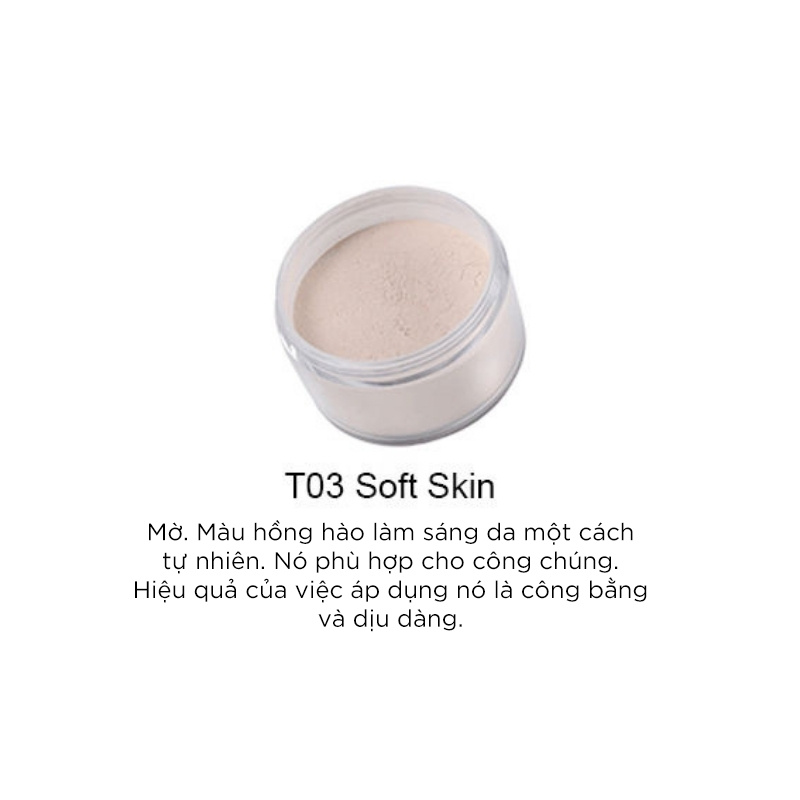 Phấn Phủ Trang Điểm Kiểm Soát Dầu Artmiss Transparent Matte Powder