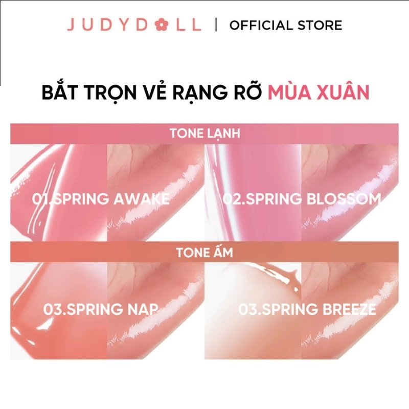 Má Hồng Judydoll Glow Blush Balm