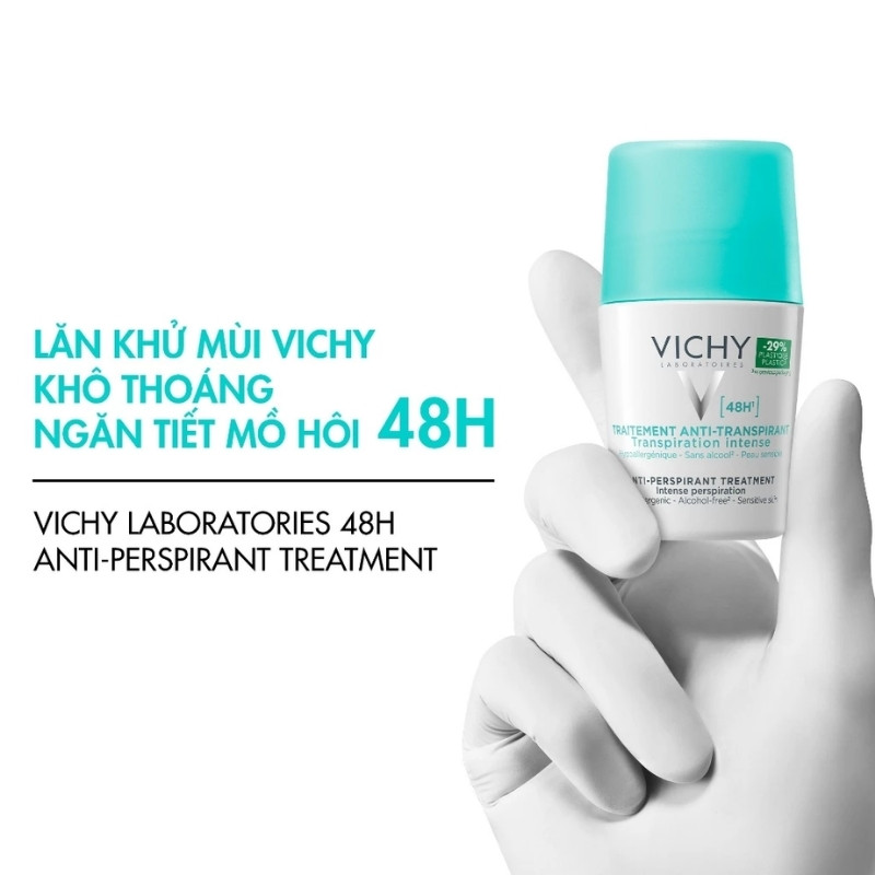 Lăn Khử Mùi Vichy Anti-Transpirant 50ml