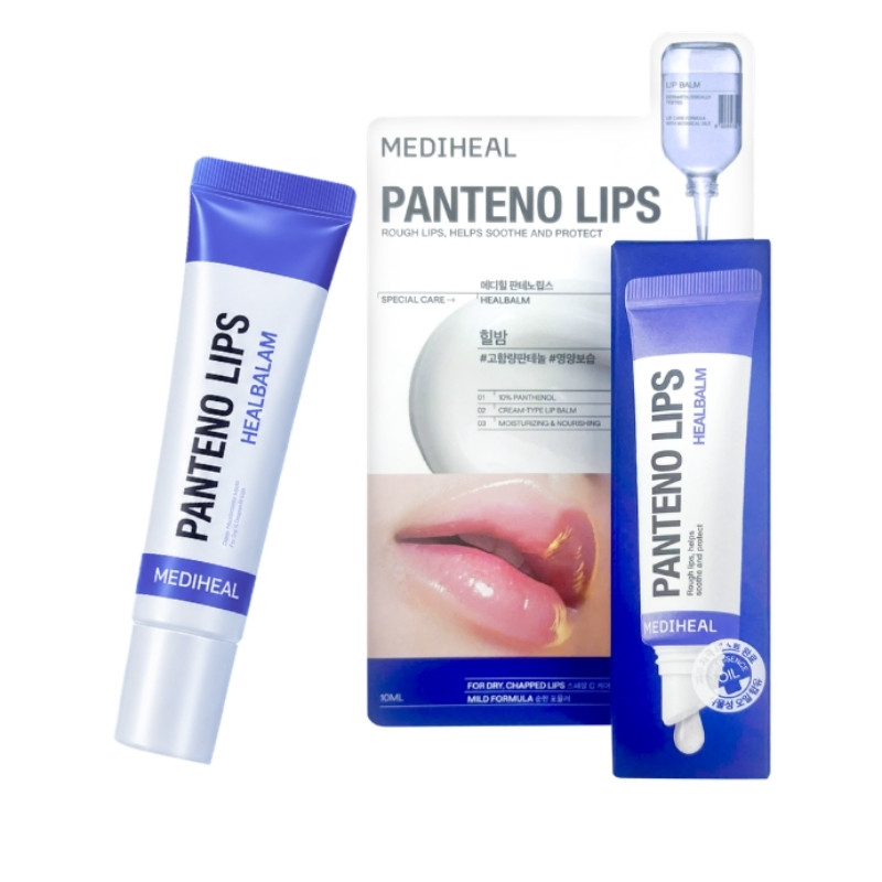 Son Dưỡng Môi Mediheal Labocare Panteno Lips 10ml - Xanh Dương (Dưỡng Môi Ban Đêm)