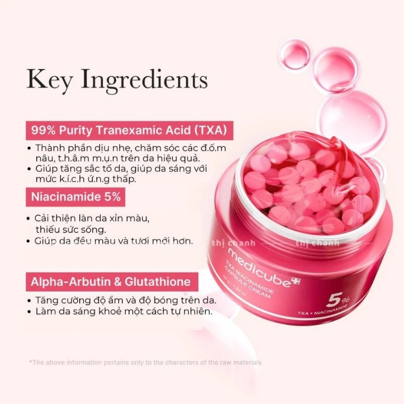 Kem Dưỡng Sáng, Phục Hồi Da Medicube TXA Niacinamide Capsule 55g