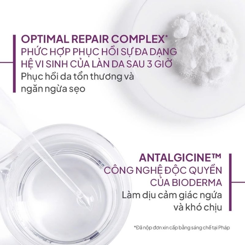 Kem Dưỡng Bioderma Làm Dịu, Hỗ Trợ Phục Hồi Da Cicabio Creme+ 40ml (Mẫu Mới)