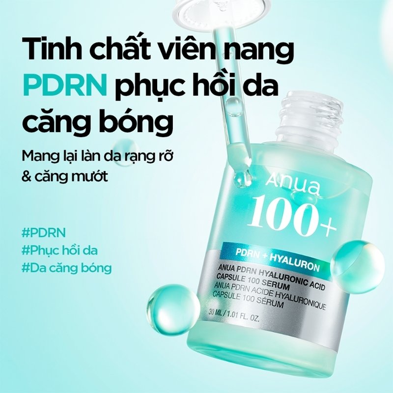 Tinh Chất Giúp Trẻ Hóa Da Anua PDRN Hyaluronic Acid Capsule 100 30ml