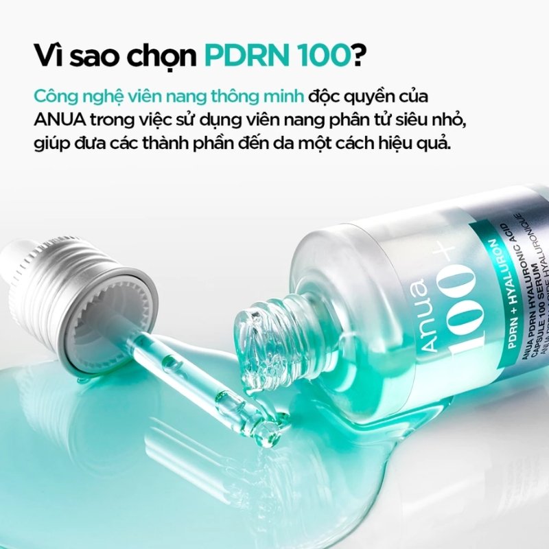 Tinh Chất Giúp Trẻ Hóa Da Anua PDRN Hyaluronic Acid Capsule 100 30ml