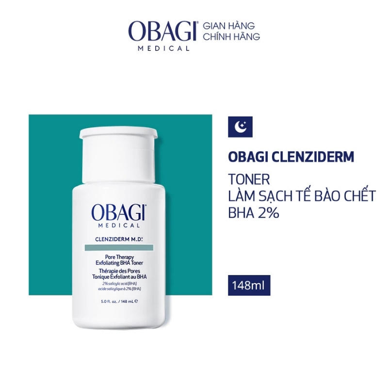 Dung Dịch Trị Mụn Tẩy Tế Bào Chết Obagi Clenziderm MD Pore Therapy Salicylic Acid 2% 148ml (Nhập Khẩu)