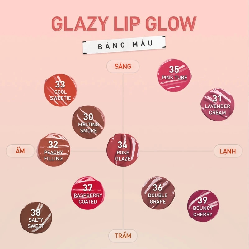 Son Dưỡng 3CE Glazy Lip Glow
