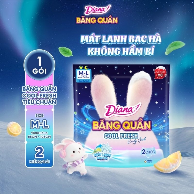 Băng Quần Diana Cool Fresh Comfy Girl M-L (2 Tặng 1)