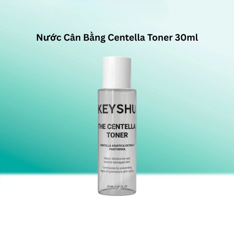 (QT) Nước Cân Bằng Keyshu The Centella Toner 30ml